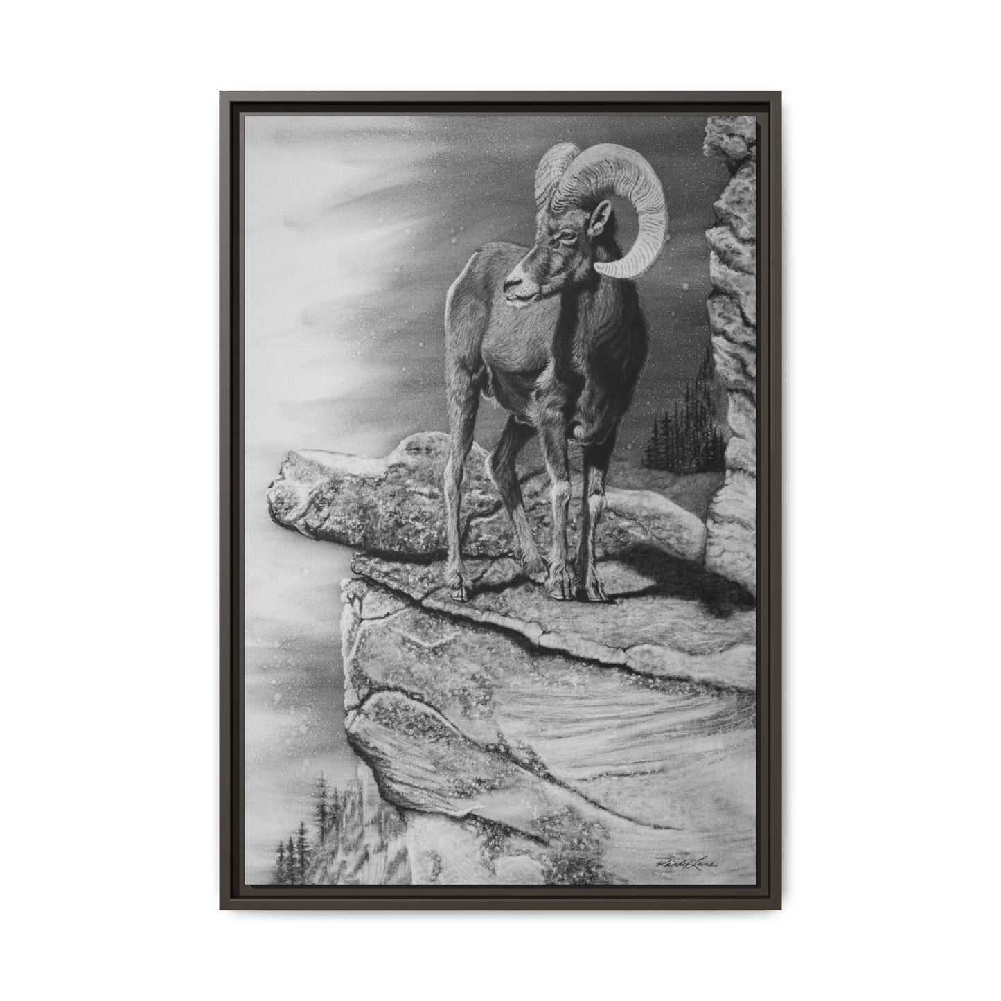 Legendary, Bighorn Sheep Framed Fine Art Print