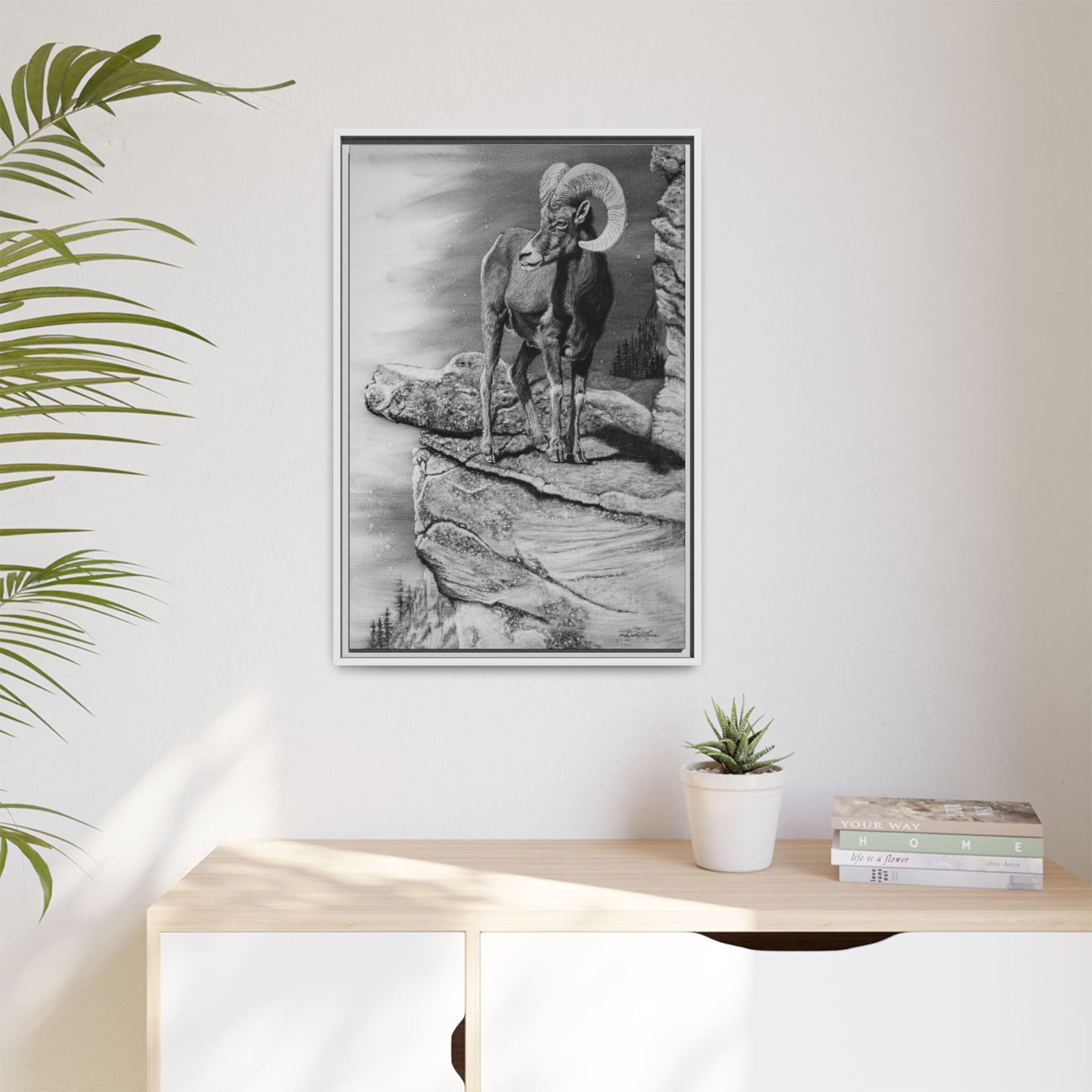 Legendary, Bighorn Sheep Framed Fine Art Print