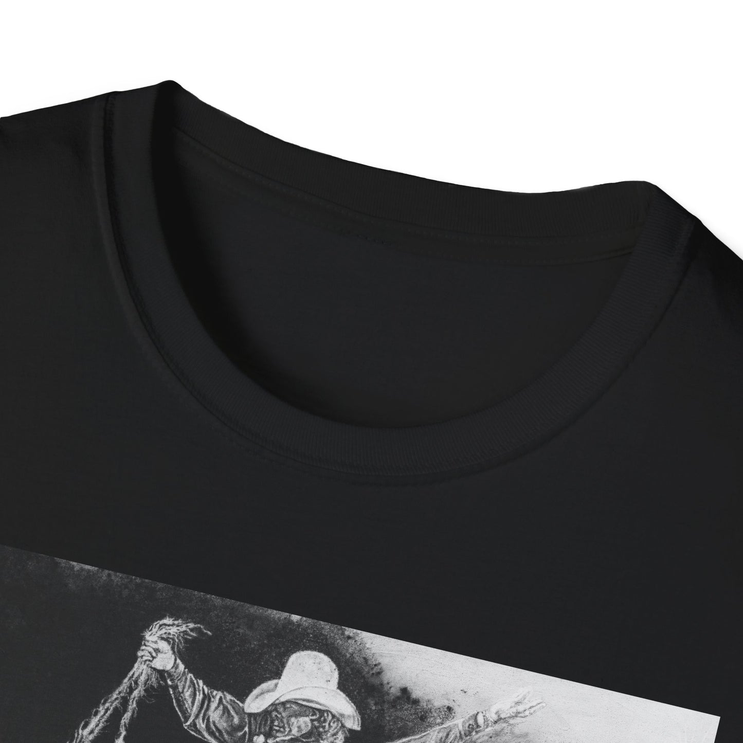 Big Grey, Rodeo Bareback Bronc Painting T-Shirt