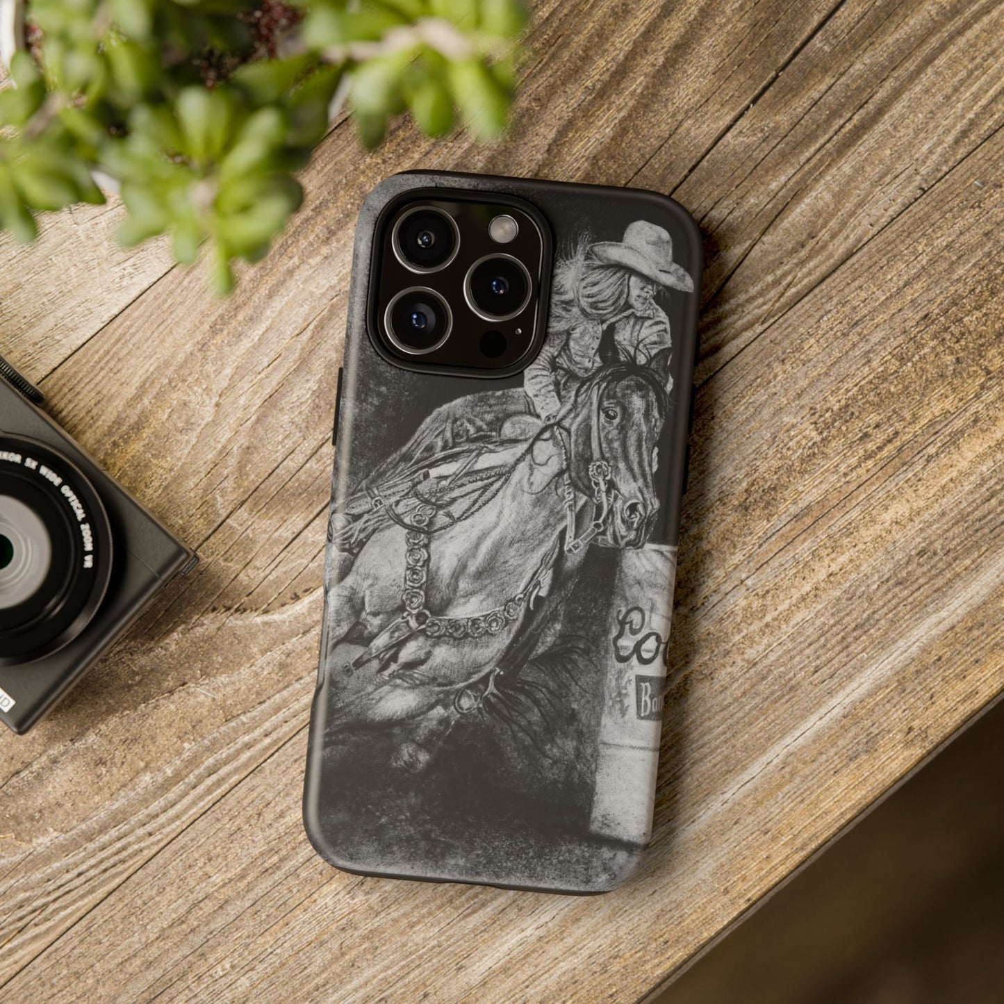 Sophie's Run. Rodeo Barrel Racer Phone Case