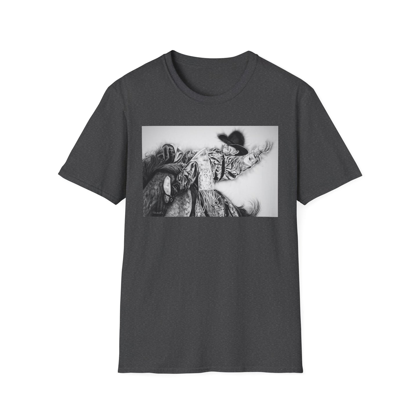 Go Time. Rodeo Cowboy Unisex Softstyle T-Shirt