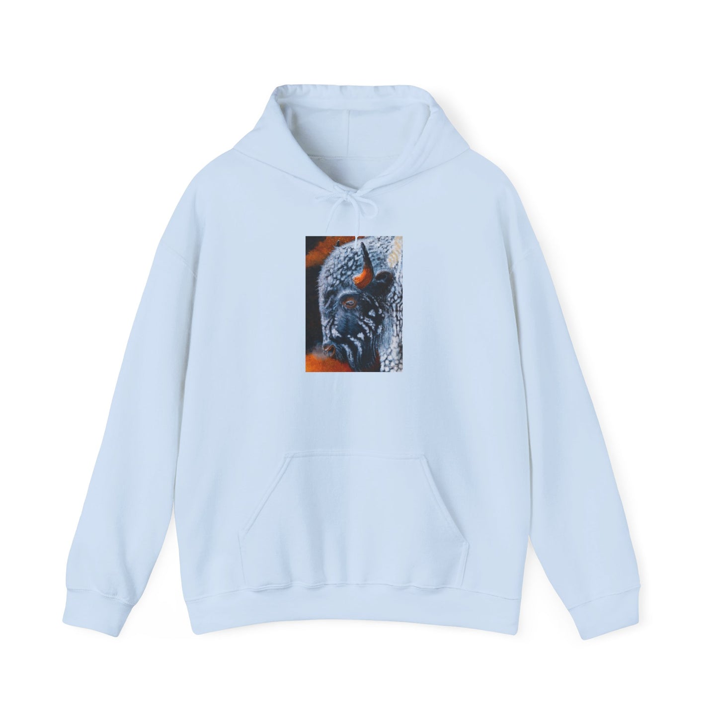 Storm Bison, Unisex Hooded Sweatshirt