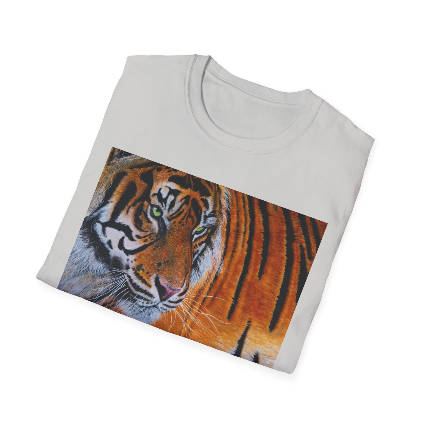 Tiger Stripe, Tiger Graphic T-Shirt, Unisex Softstyle Tee