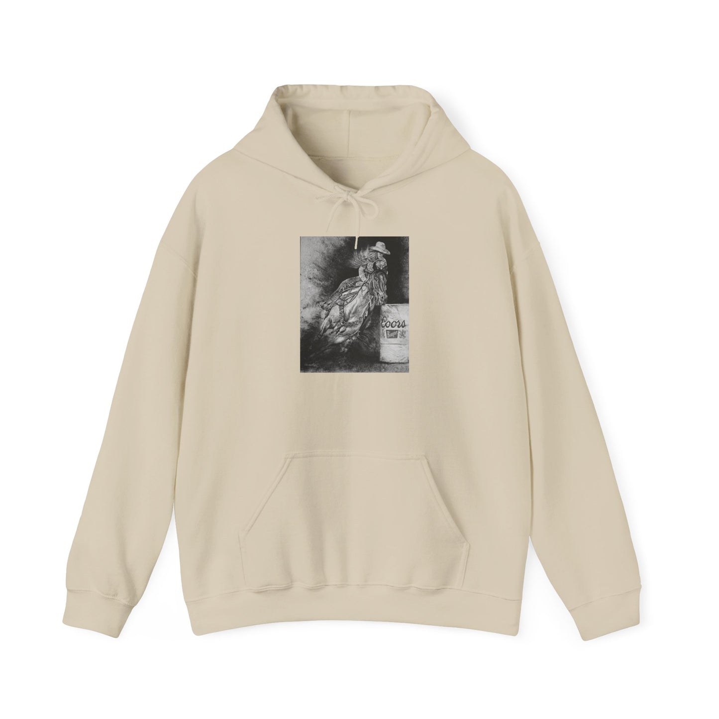 Sophie's Run. Rodeo Barrel Racer Unisex Heavy Blend™ Hooded Sweatshirt