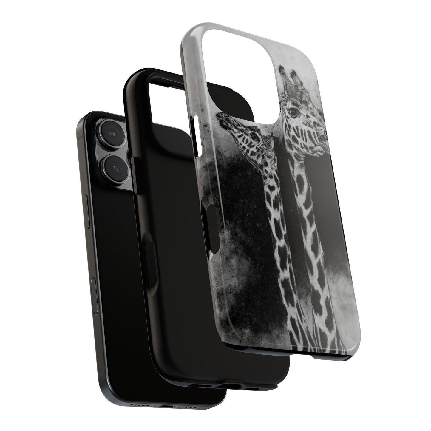 Grace in the Grassland, Giraffe Tough Phone Cases