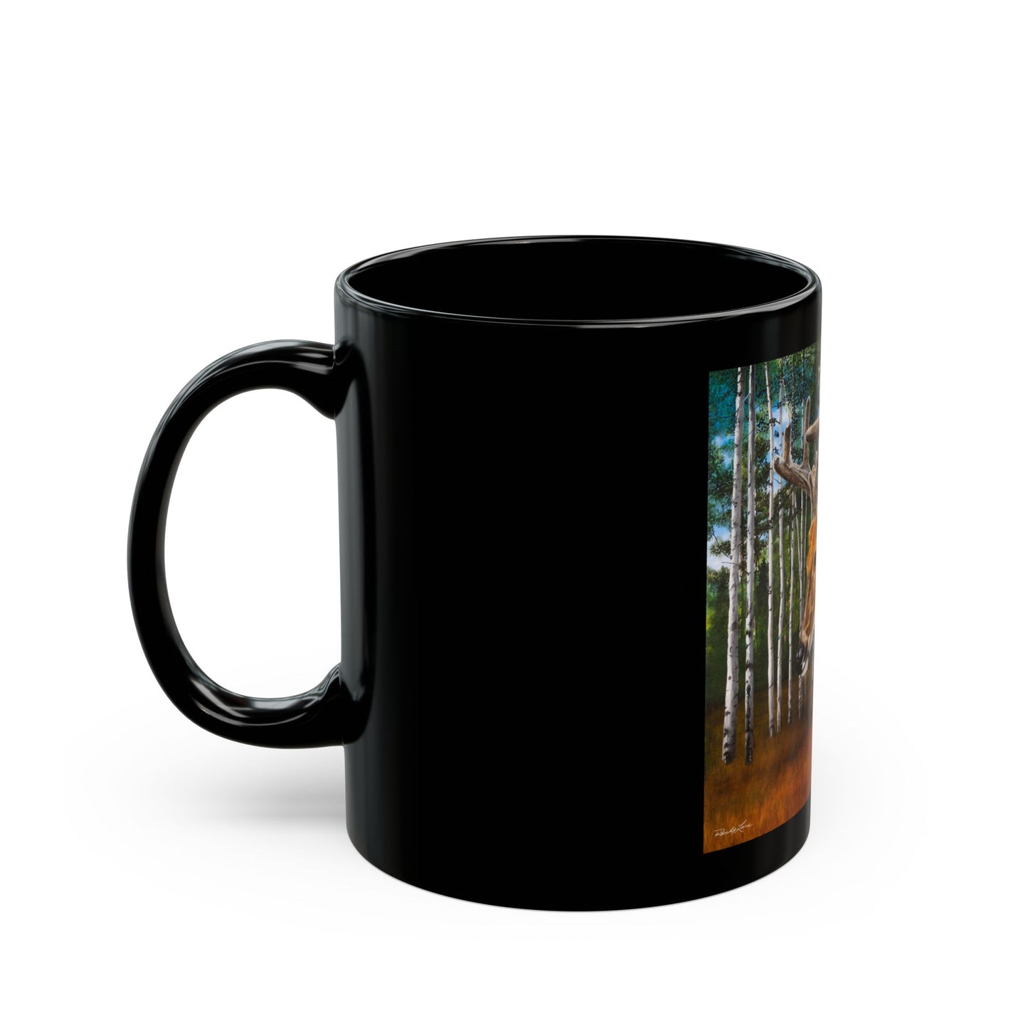 Velvet Crush, Deer Black Mug
