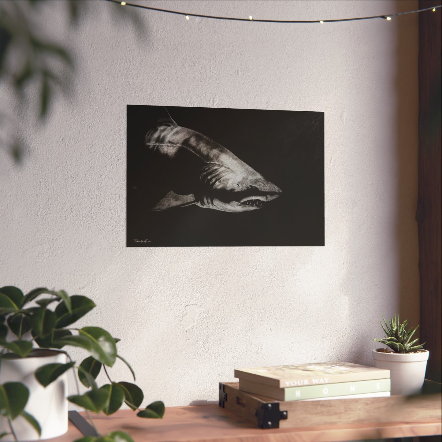 Below, Shark Fine Art Print