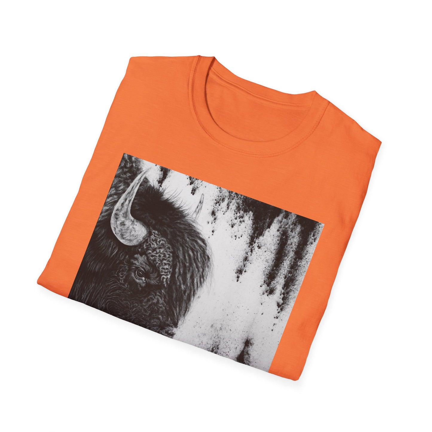 Pride, Bison Graphic Tee, Unisex Softstyle T-Shirt