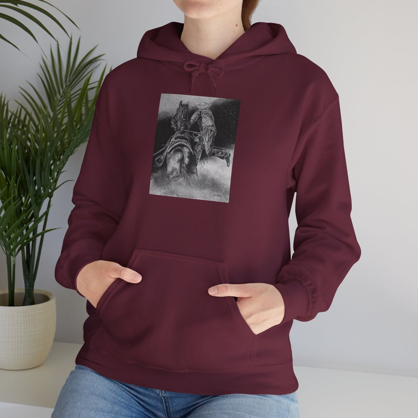 The Dismount. Steer Roper Unisex Hooded Sweatshirt