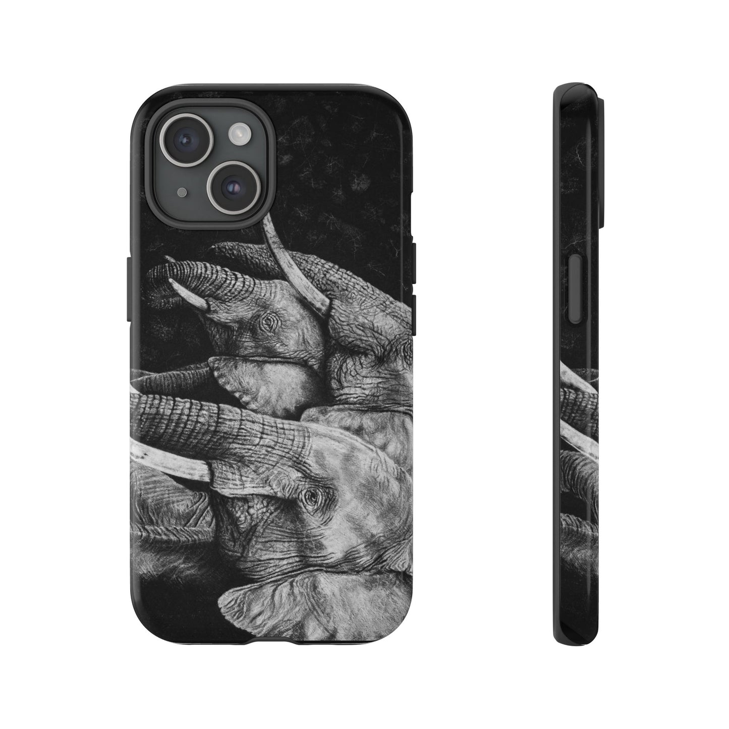 Brushland Bond. Elephant Art Tough Phone Case