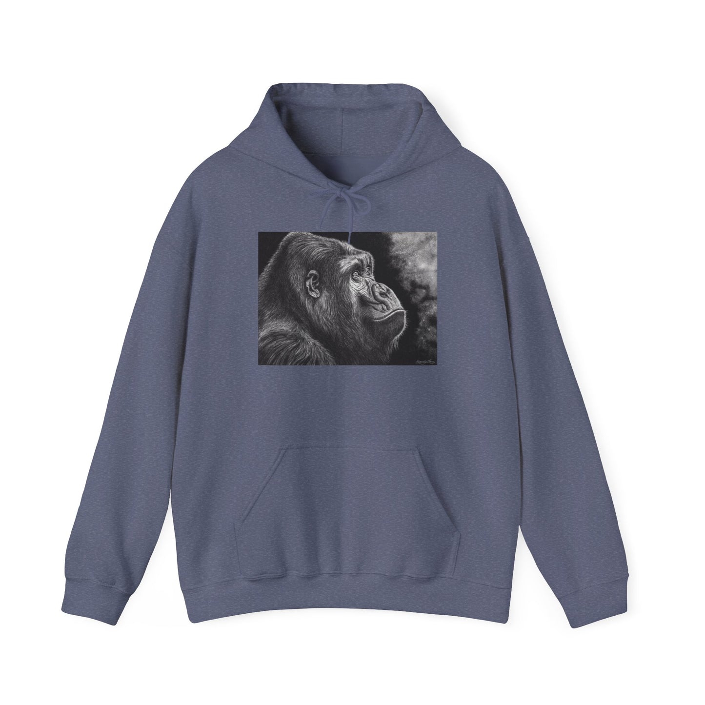 Gorilla Portrait Unisex Hoodie