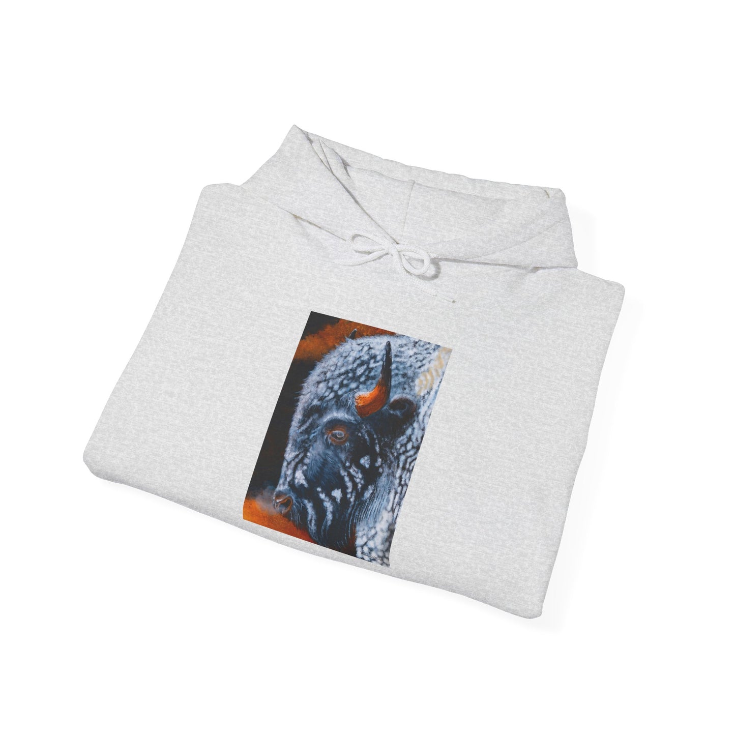 Storm Bison, Unisex Hooded Sweatshirt