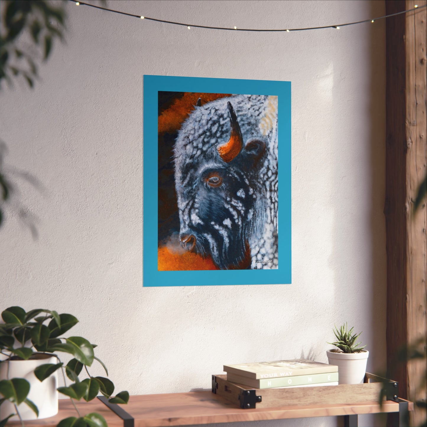 Storm Bison, Fine Art Print