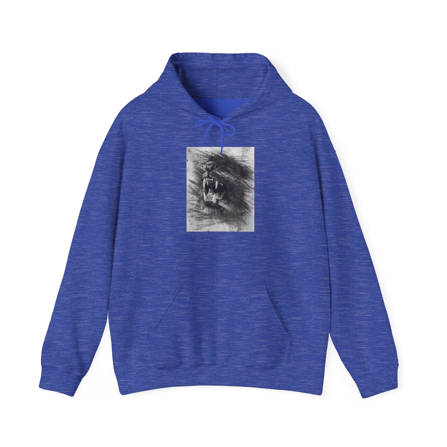 Let the Lion Roar, Lion Graphic Hoodie, Unisex Heavy Blend Hooded Sweatshirt