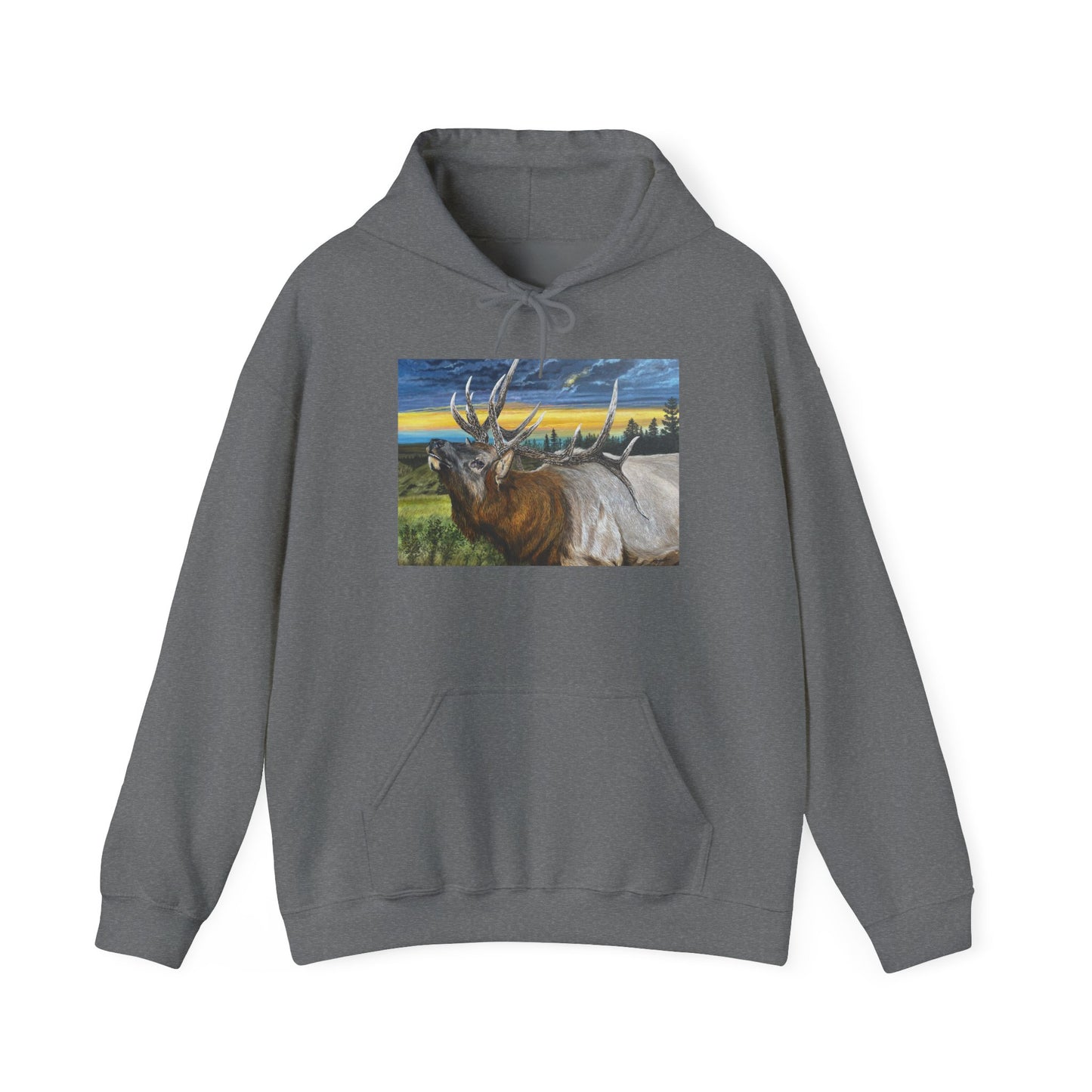 Sunset Serenade, Elk Unisex Hoodie