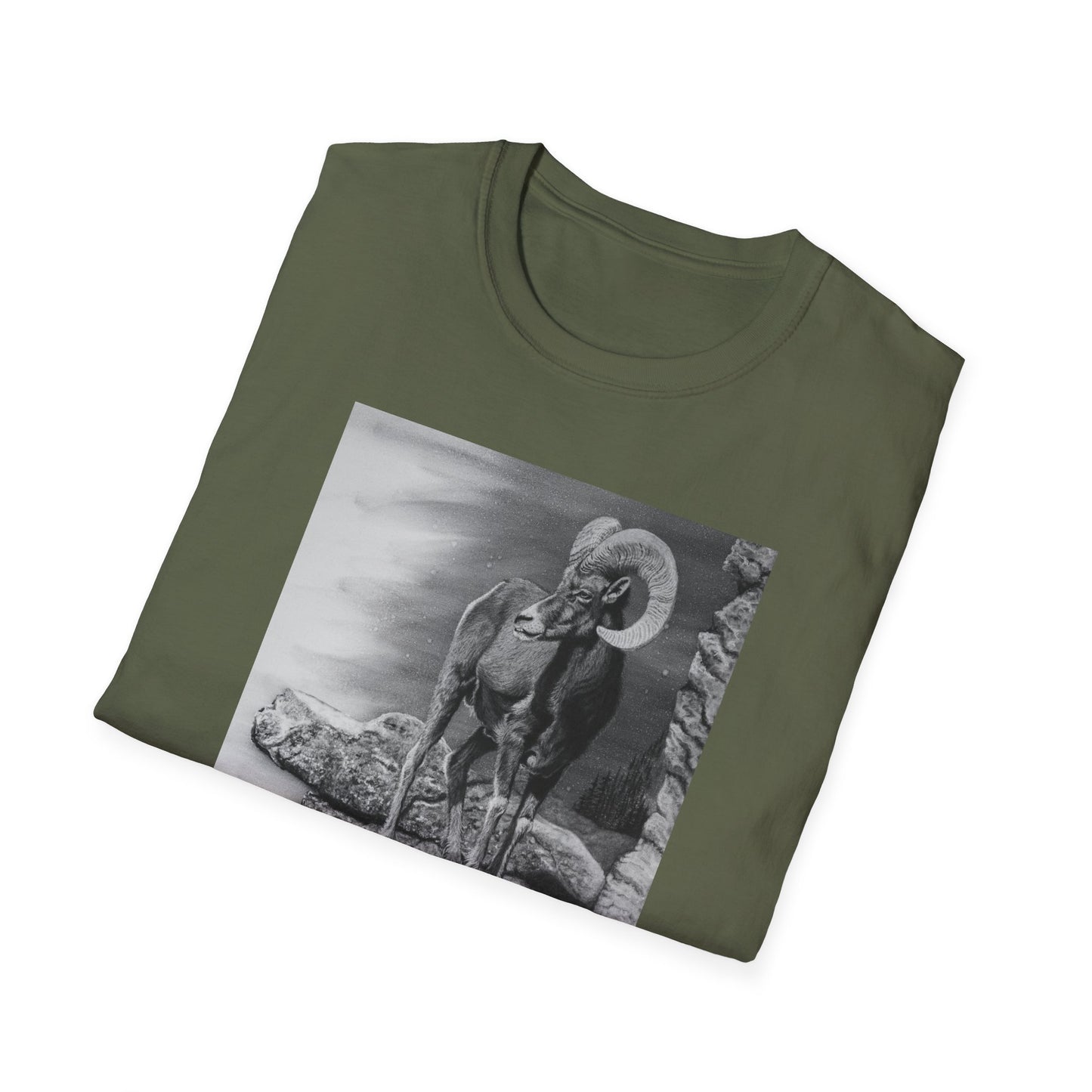 Legendary, Bighorn Sheep Unisex Softstyle Tee