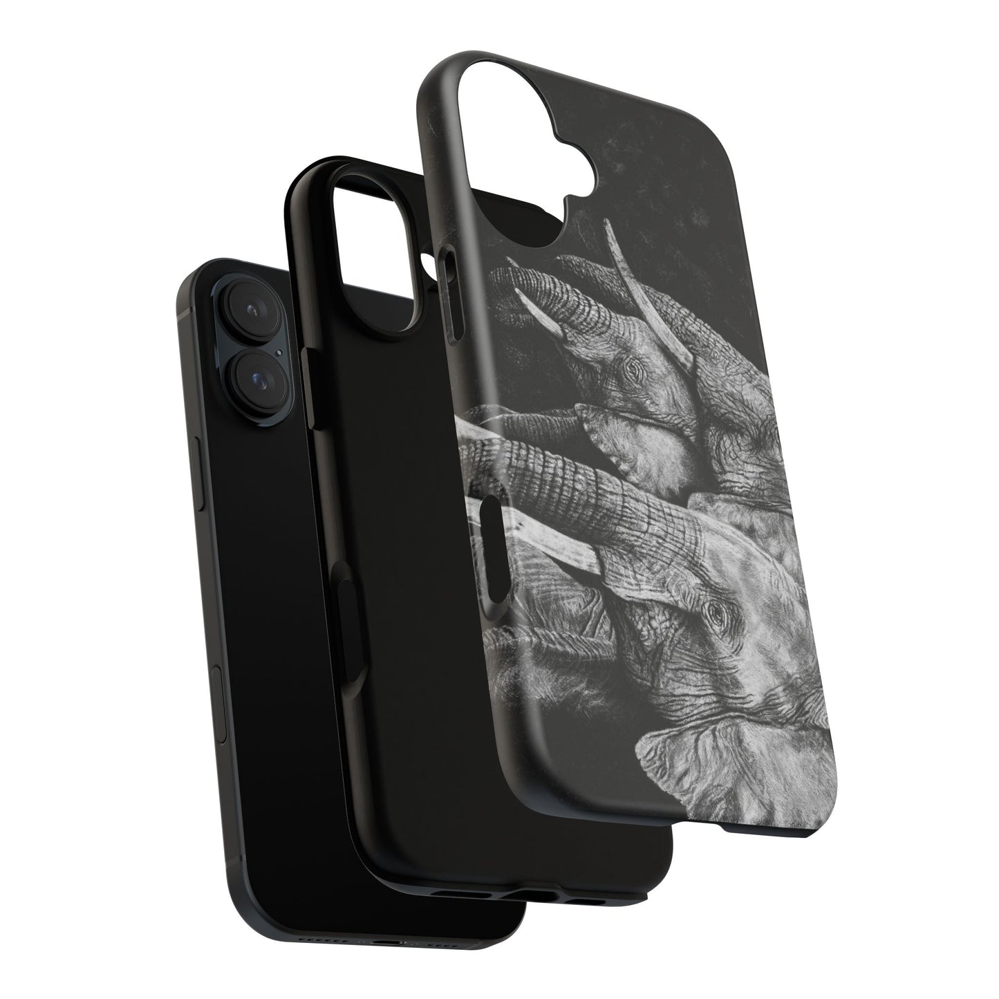 Brushland Bond. Elephant Art Tough Phone Case