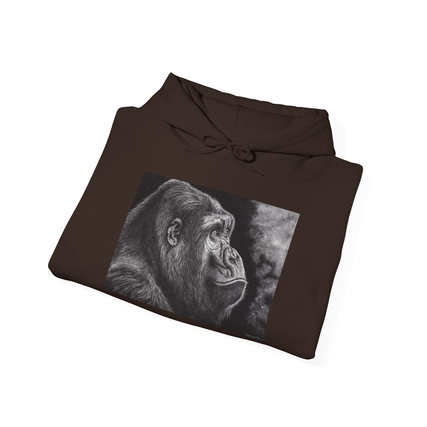 Gorilla Portrait Unisex Hoodie