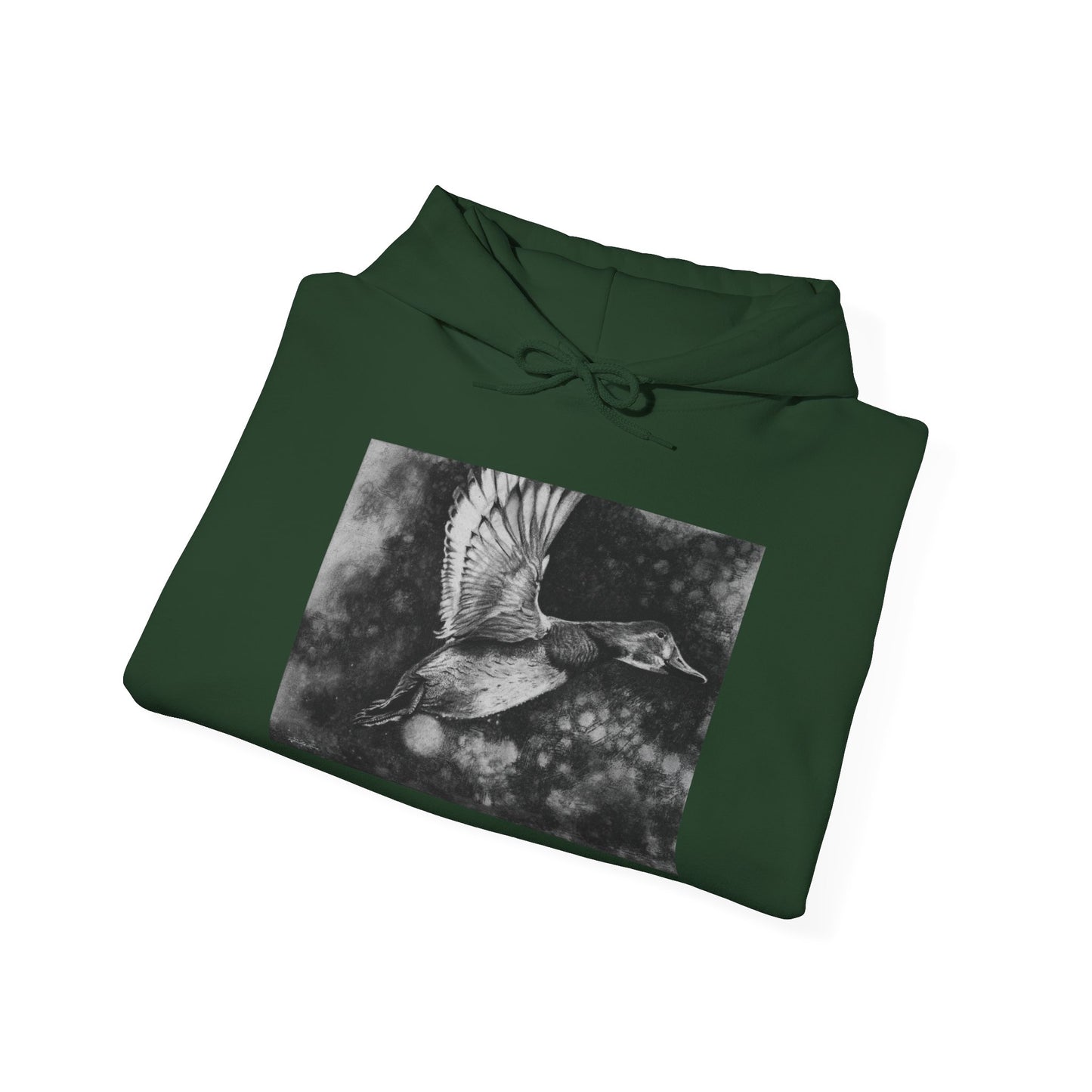 Flare, Flying Duck Unisex Hooded Sweatshirt
