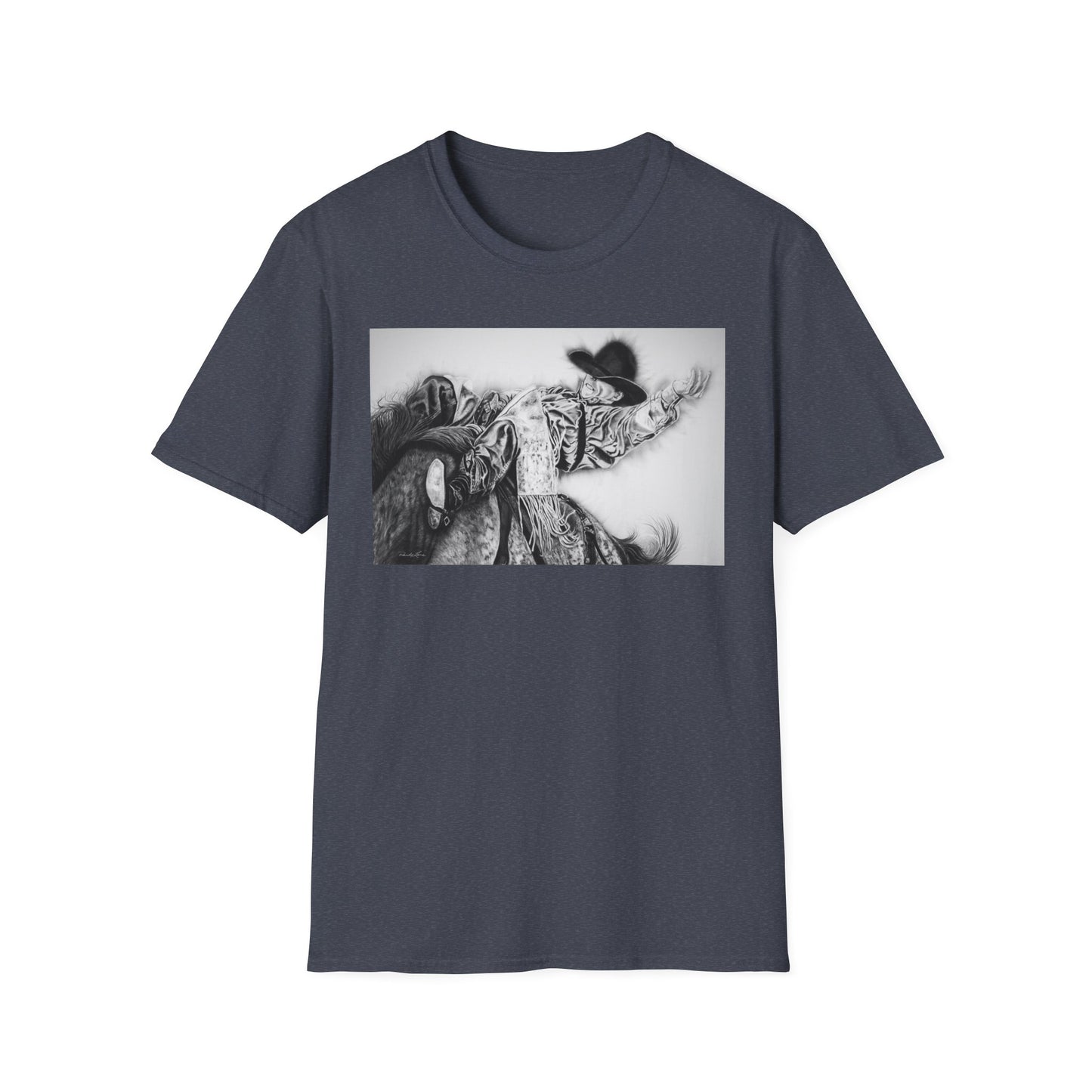 Go Time. Rodeo Cowboy Unisex Softstyle T-Shirt