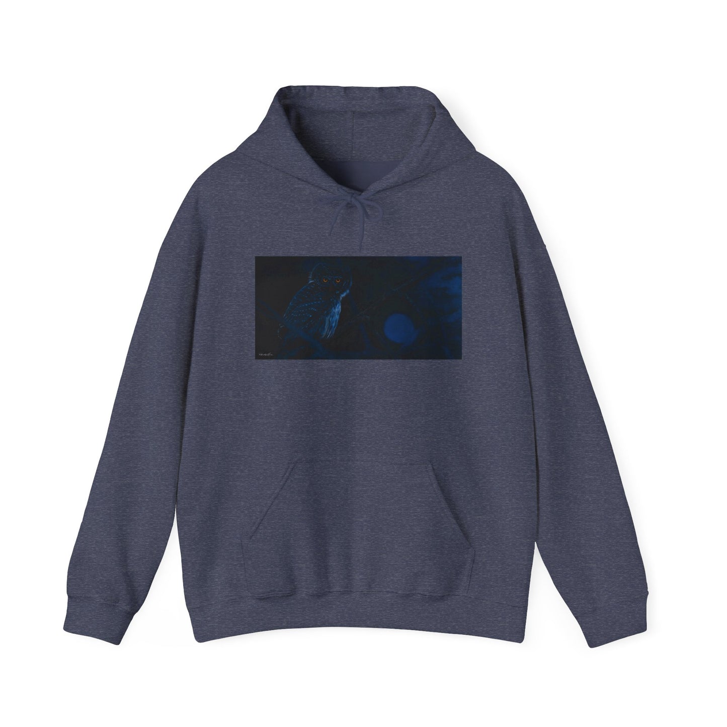 Bright Eyes, Owl print Cozy Unisex Hooded Sweatshirt