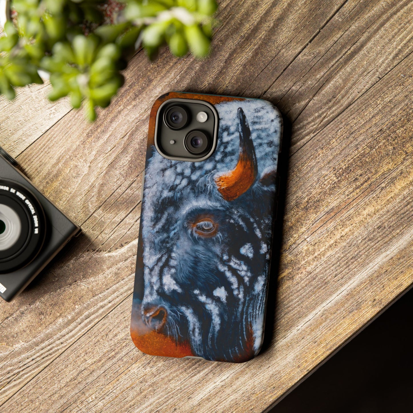 Storm Bison, Phone Case