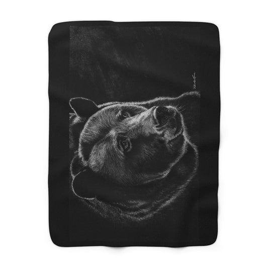 Dominance, Bear Theme Sherpa Fleece Blanket