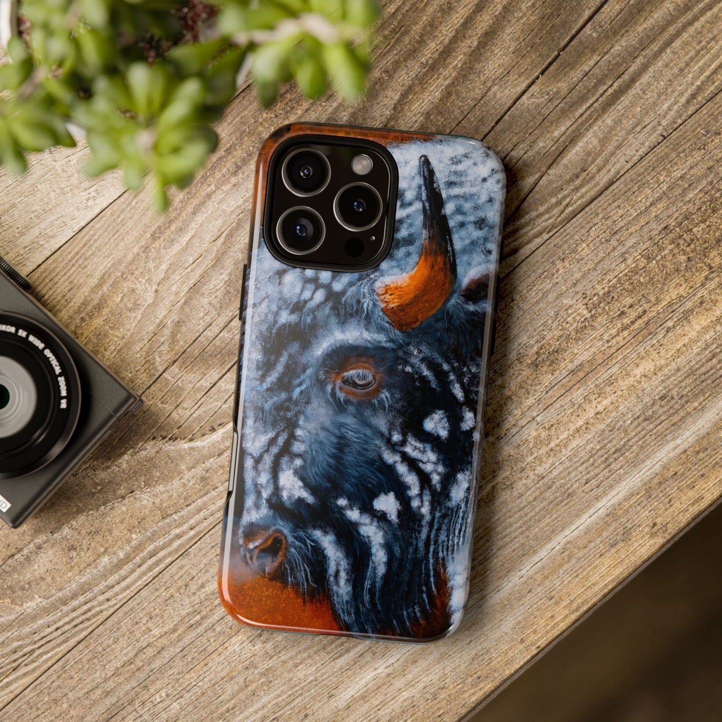 Storm Bison, Phone Case