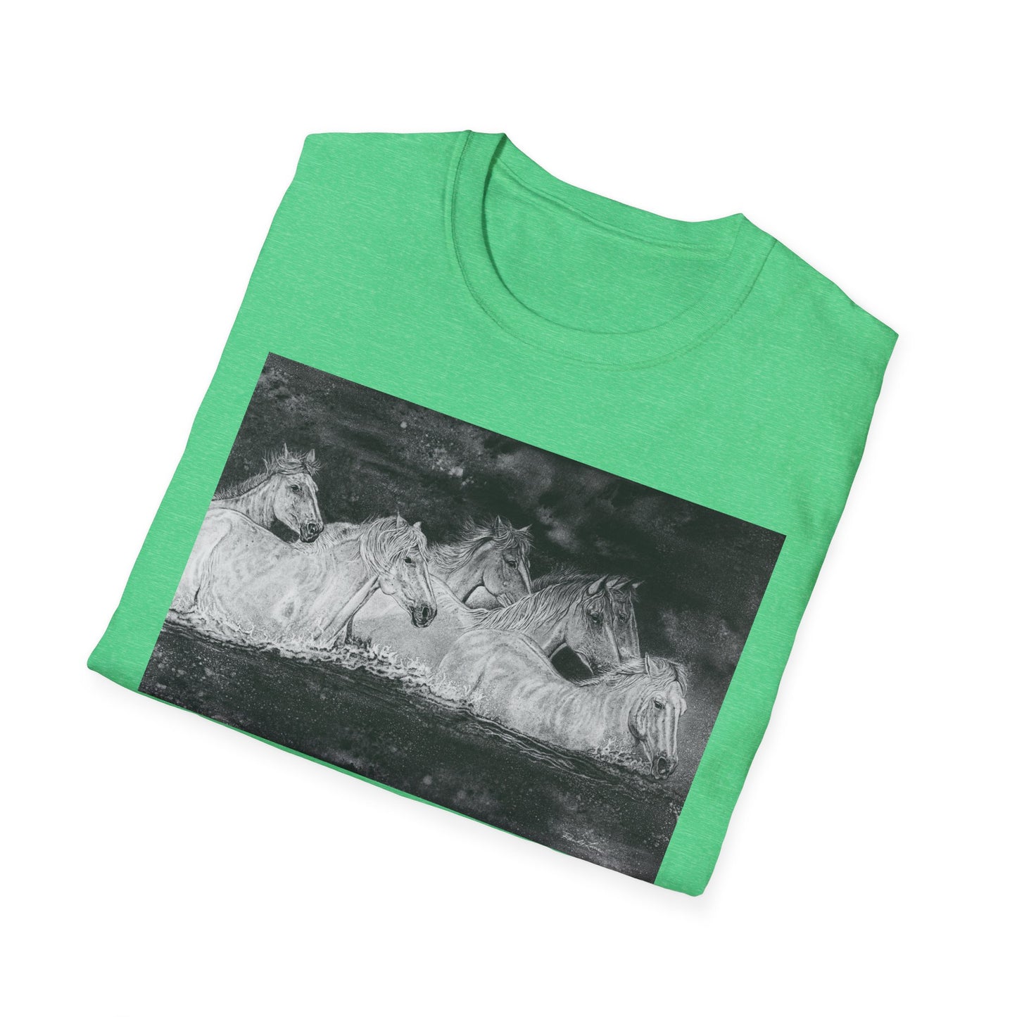 Night Swim, Horse Unisex Tee,