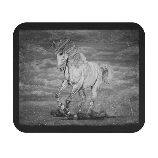 Equine Elegance. Prancing Horse Mouse Pad