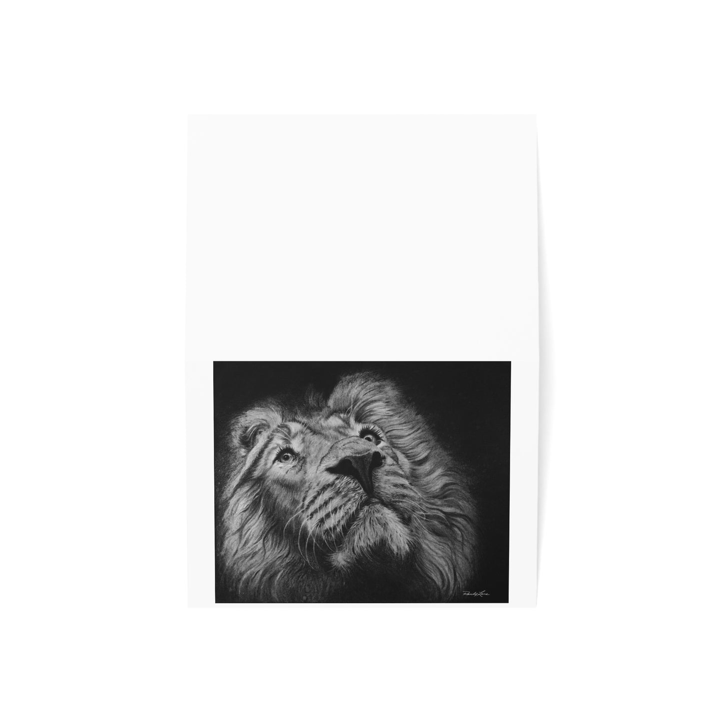 Renown, Lion Greeting Cards - Pack of 1, 10, 30, 50, Perfect for All Occasions