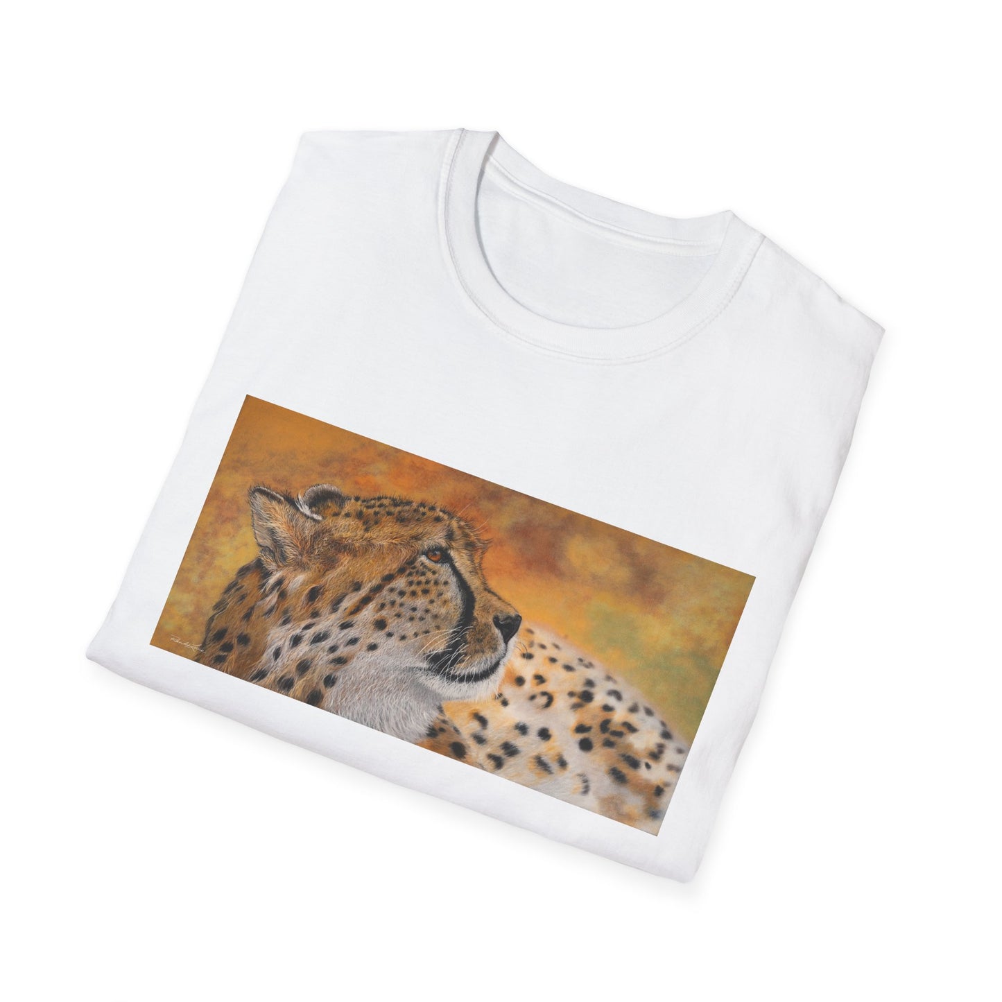 Cheetah Chill, Cheetah Unisex soft T-Shirt