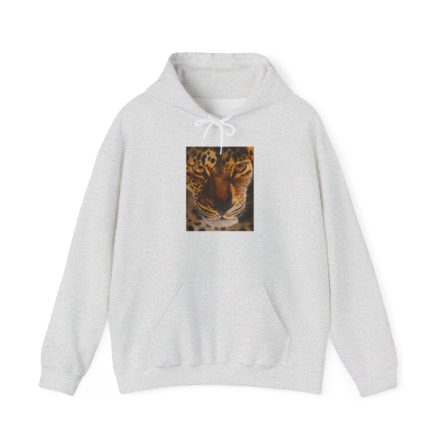 Windows to the Soul, Cozy Unisex Hoodie, Leopard Print Sweatshirt