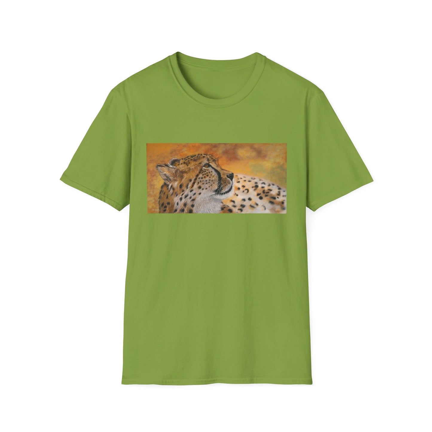 Cheetah Chill, Cheetah Unisex soft T-Shirt