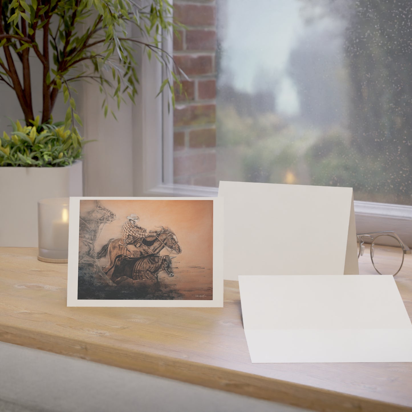 Get Some. Bulldogging Greeting Cards