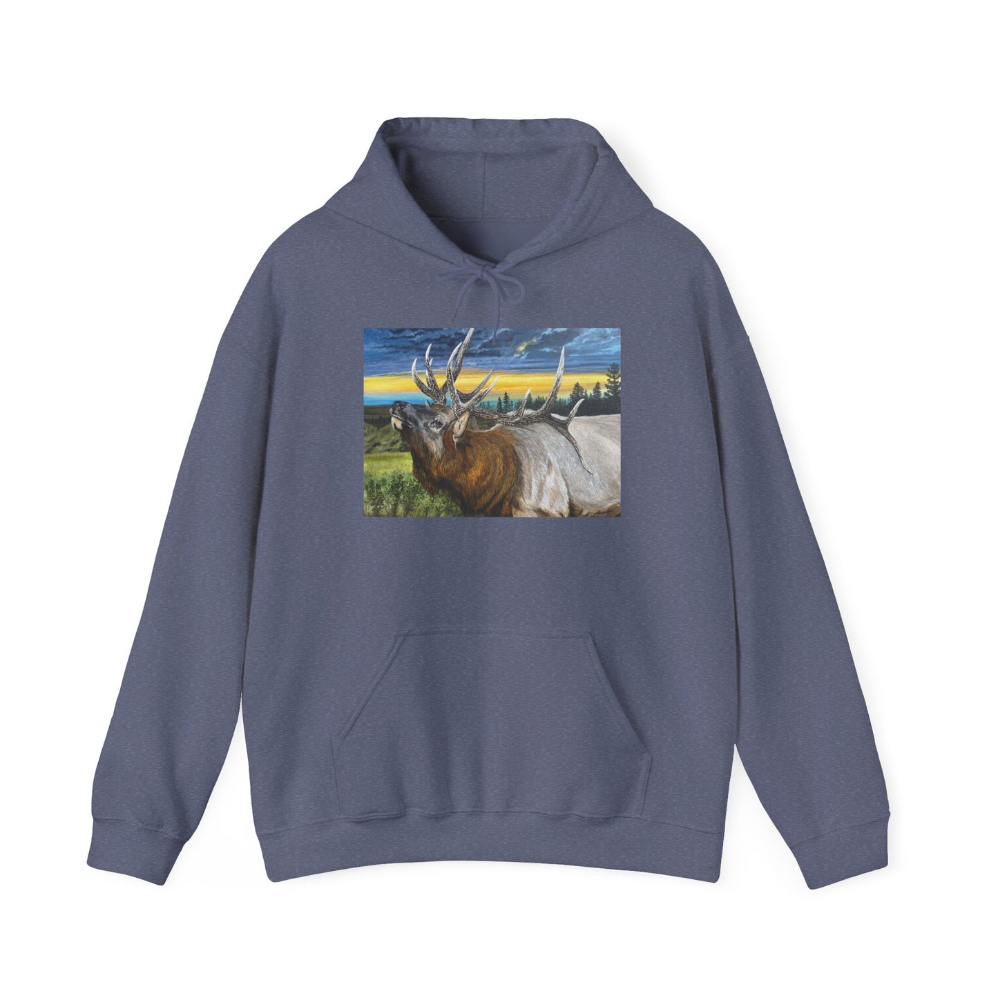 Sunset Serenade, Elk Unisex Hoodie
