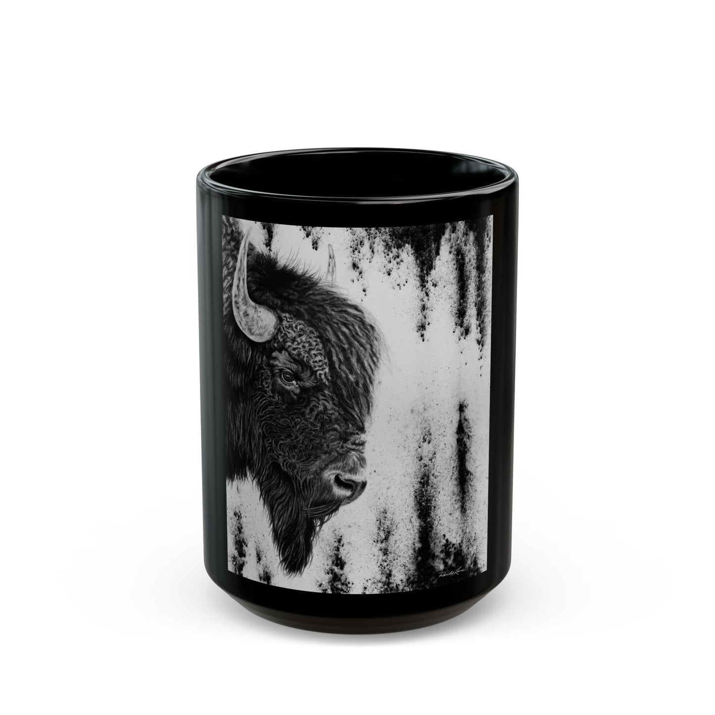 Pride, Bison Black Mug
