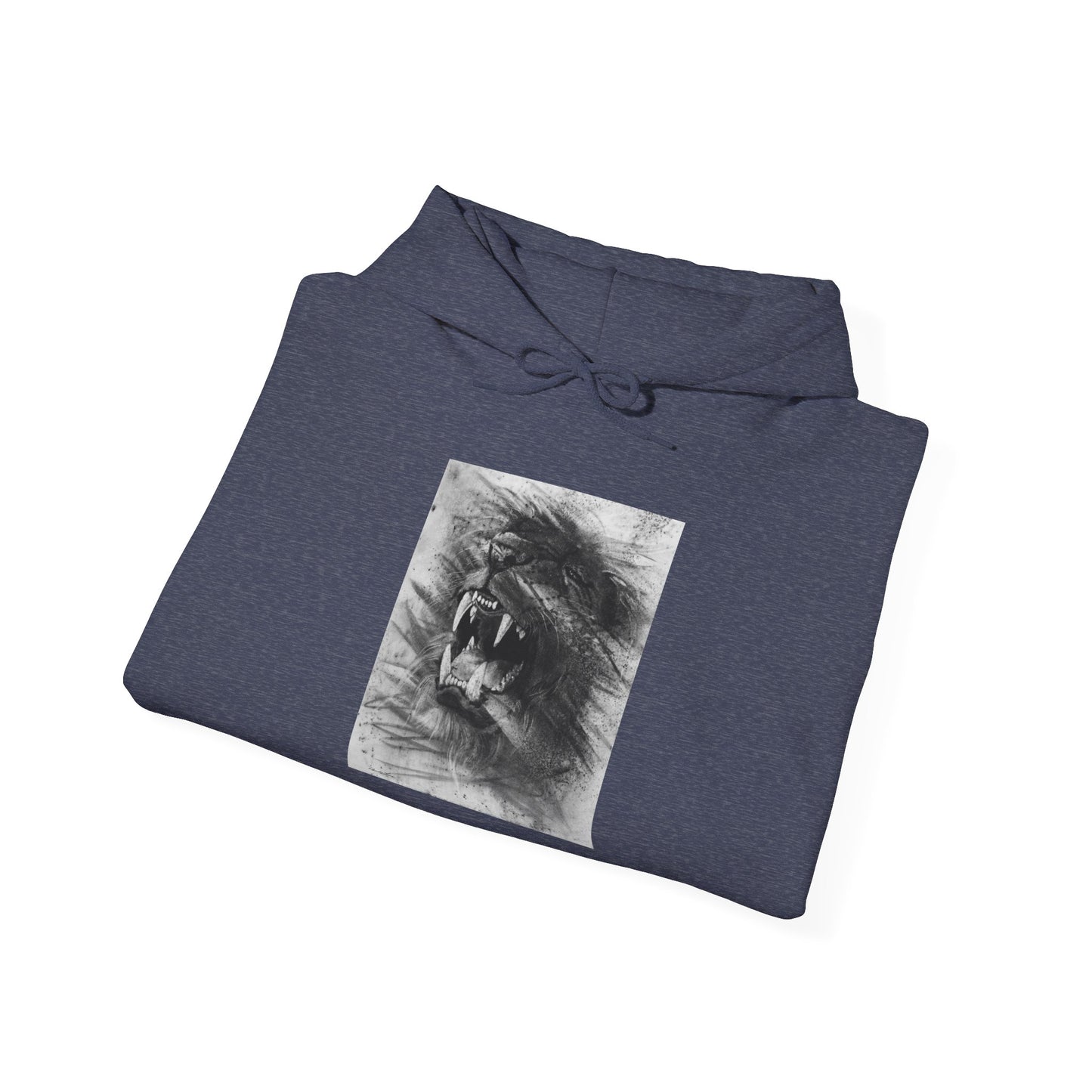 Let the Lion Roar, Lion Graphic Hoodie, Unisex Heavy Blend Hooded Sweatshirt