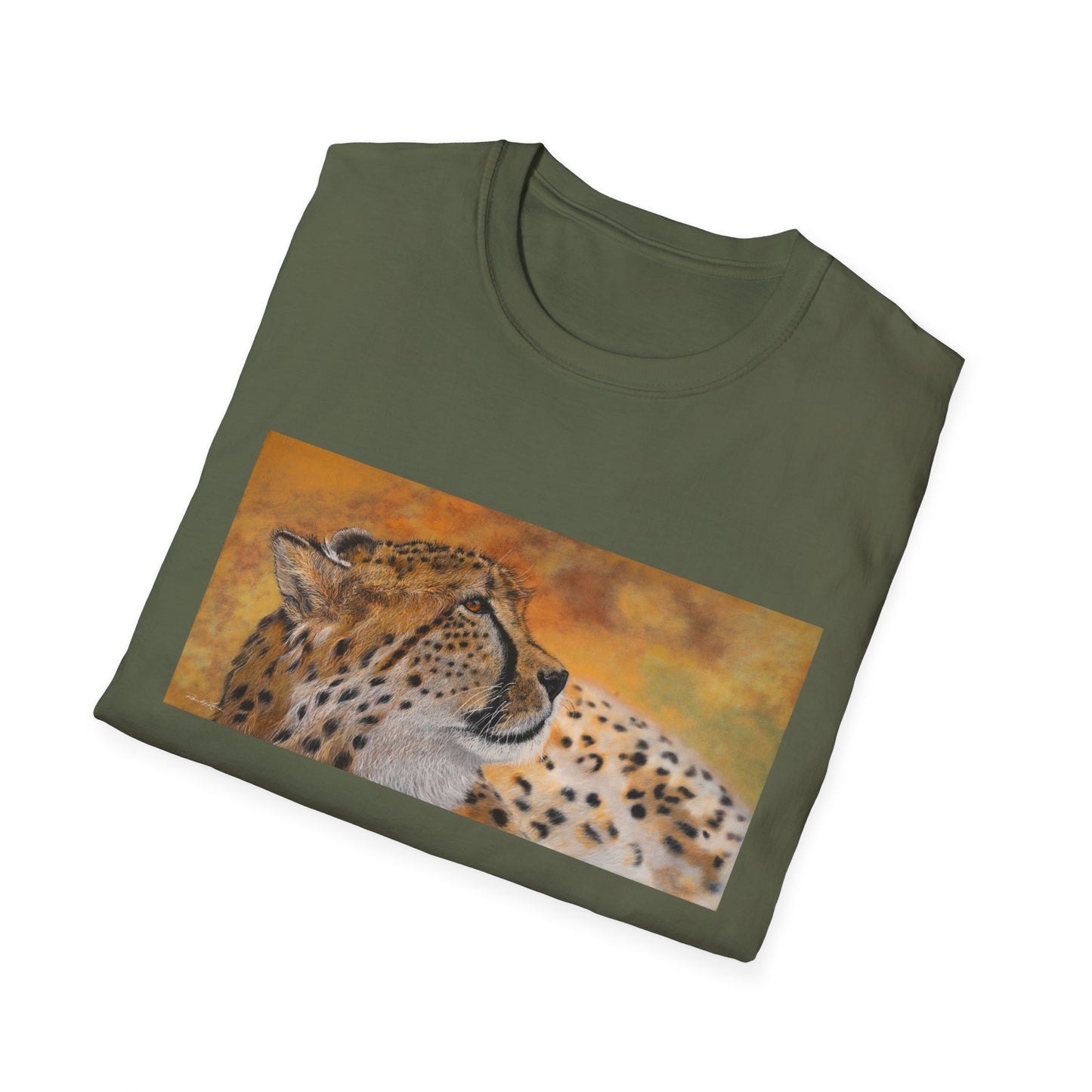 Cheetah Chill, Cheetah Unisex soft T-Shirt