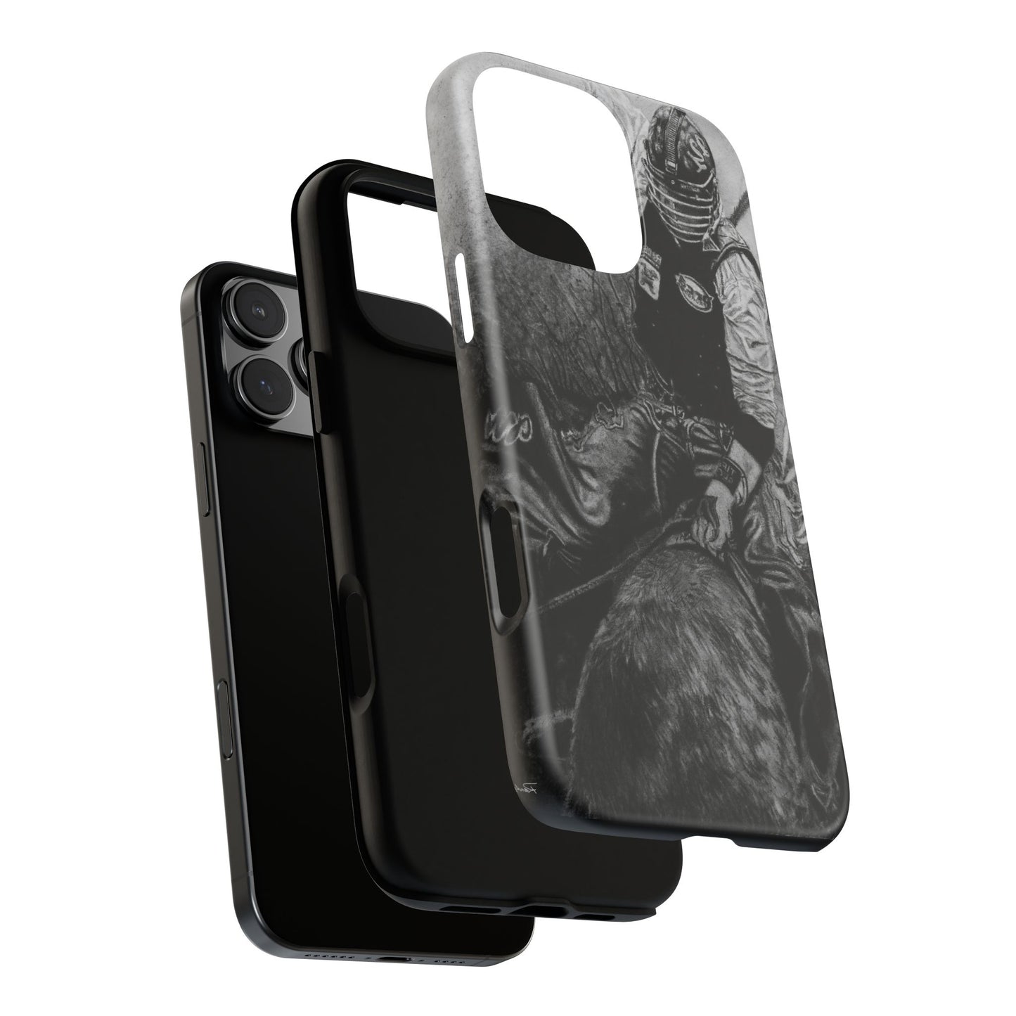 Gettin Frosty. Bull Rider Tough Cases: Durable Phone Case