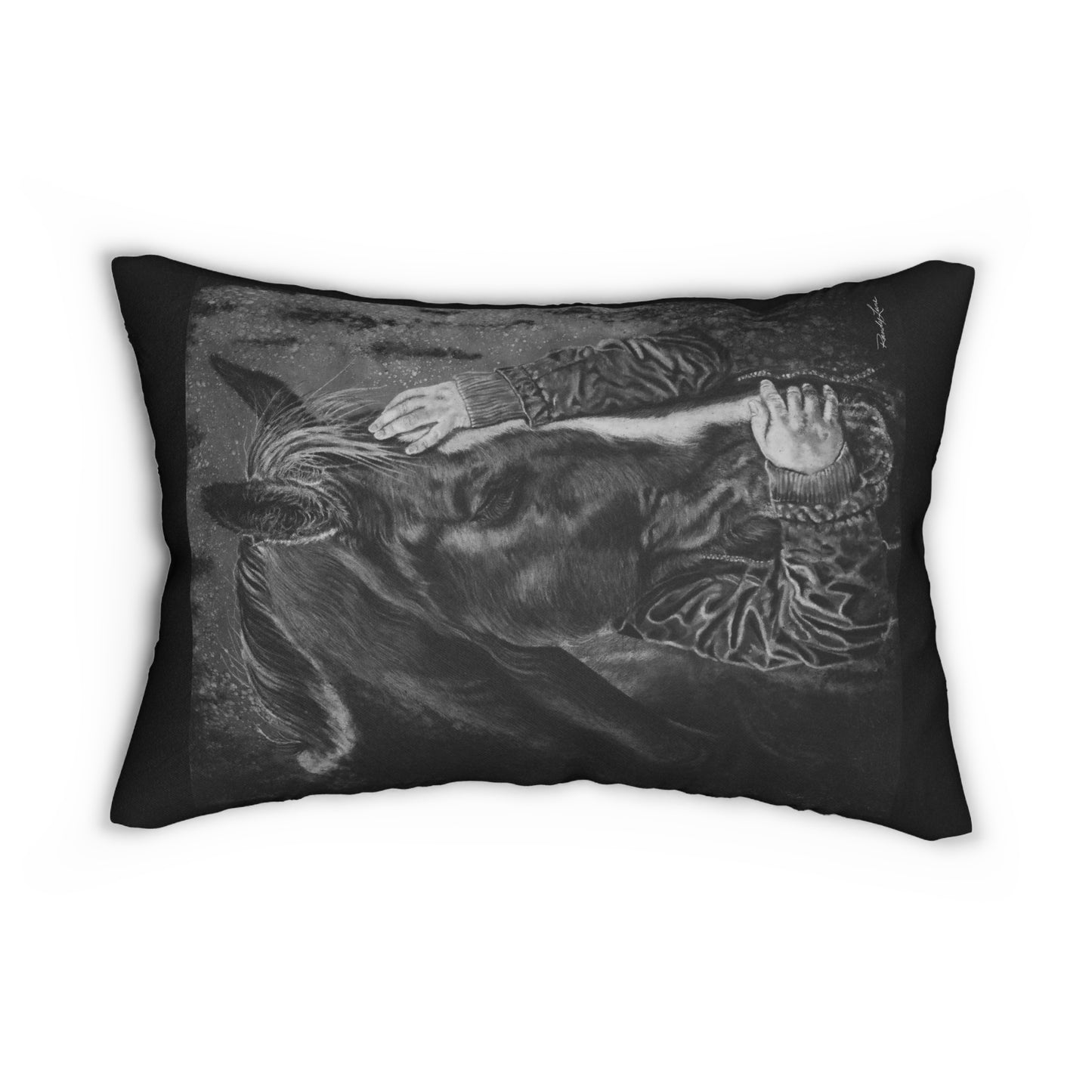 Secrets. Horse Lover's Lumbar Pillow