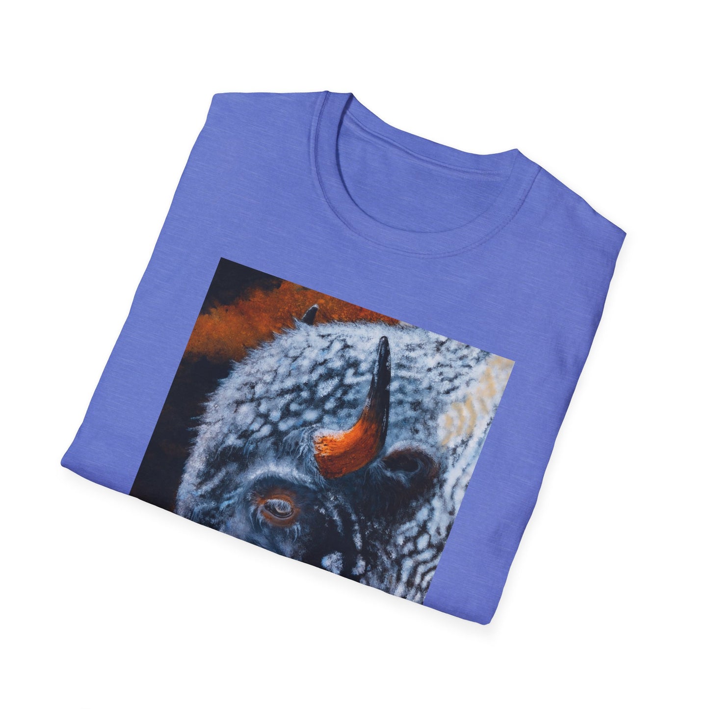 Storm Bison, Unisex Softstyle T-Shirt