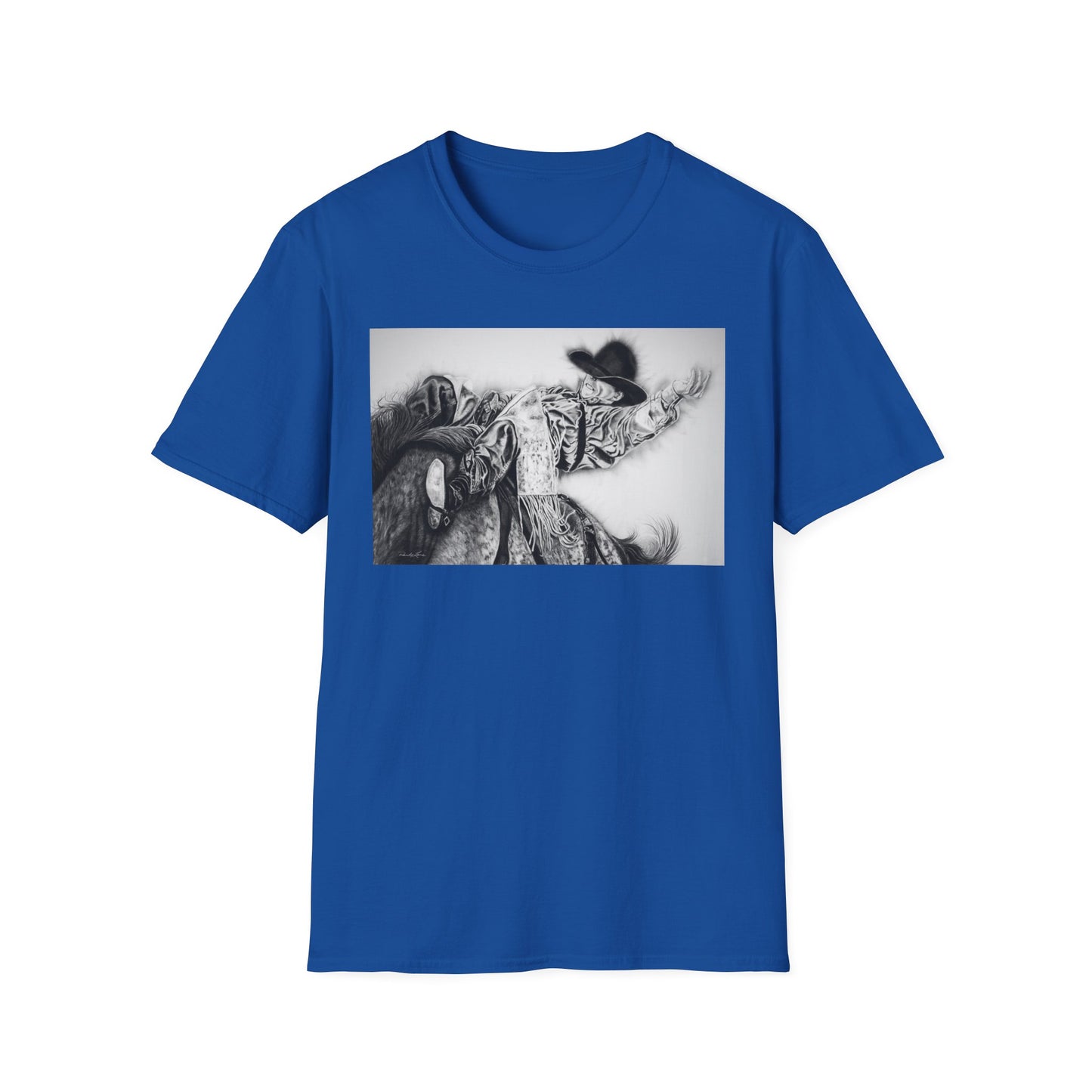 Go Time. Rodeo Cowboy Unisex Softstyle T-Shirt