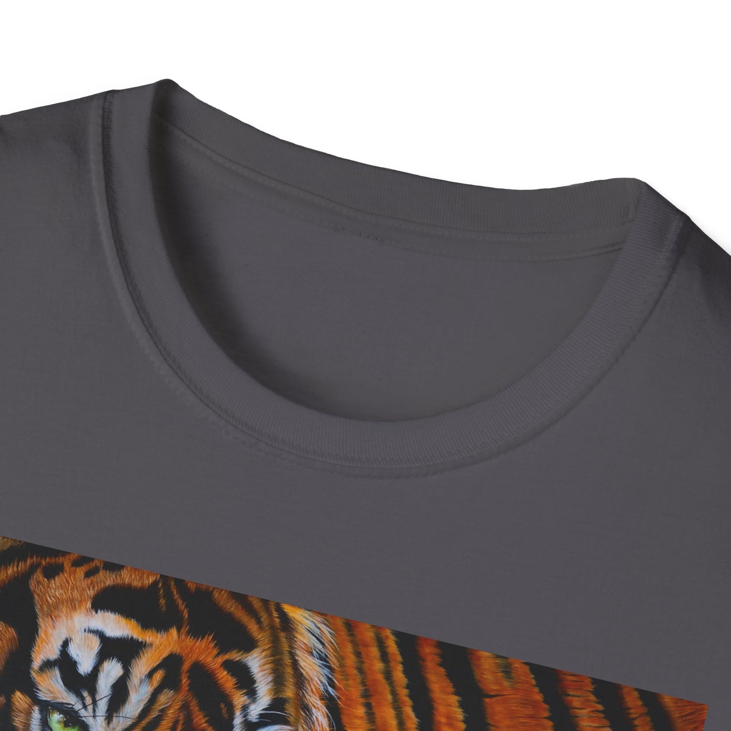 Tiger Stripe, Tiger Graphic T-Shirt, Unisex Softstyle Tee
