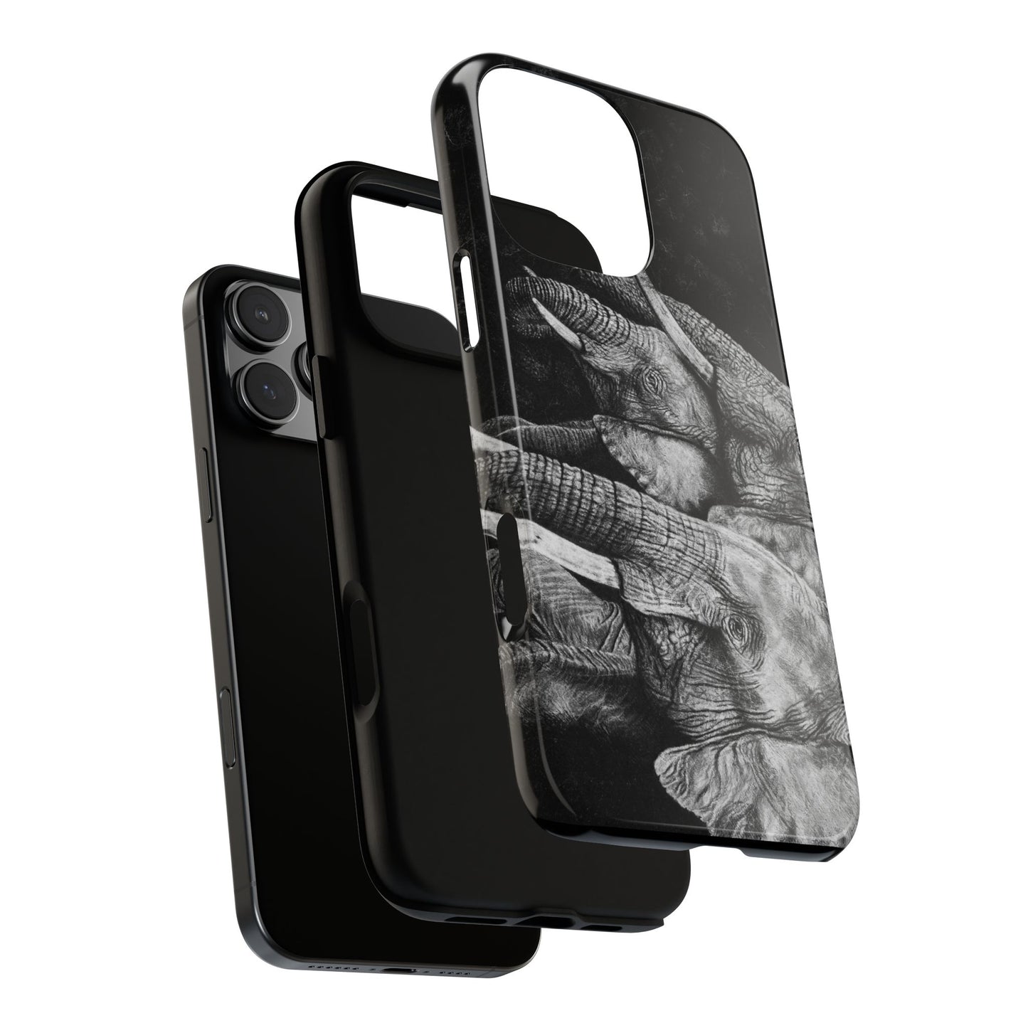 Brushland Bond. Elephant Art Tough Phone Case