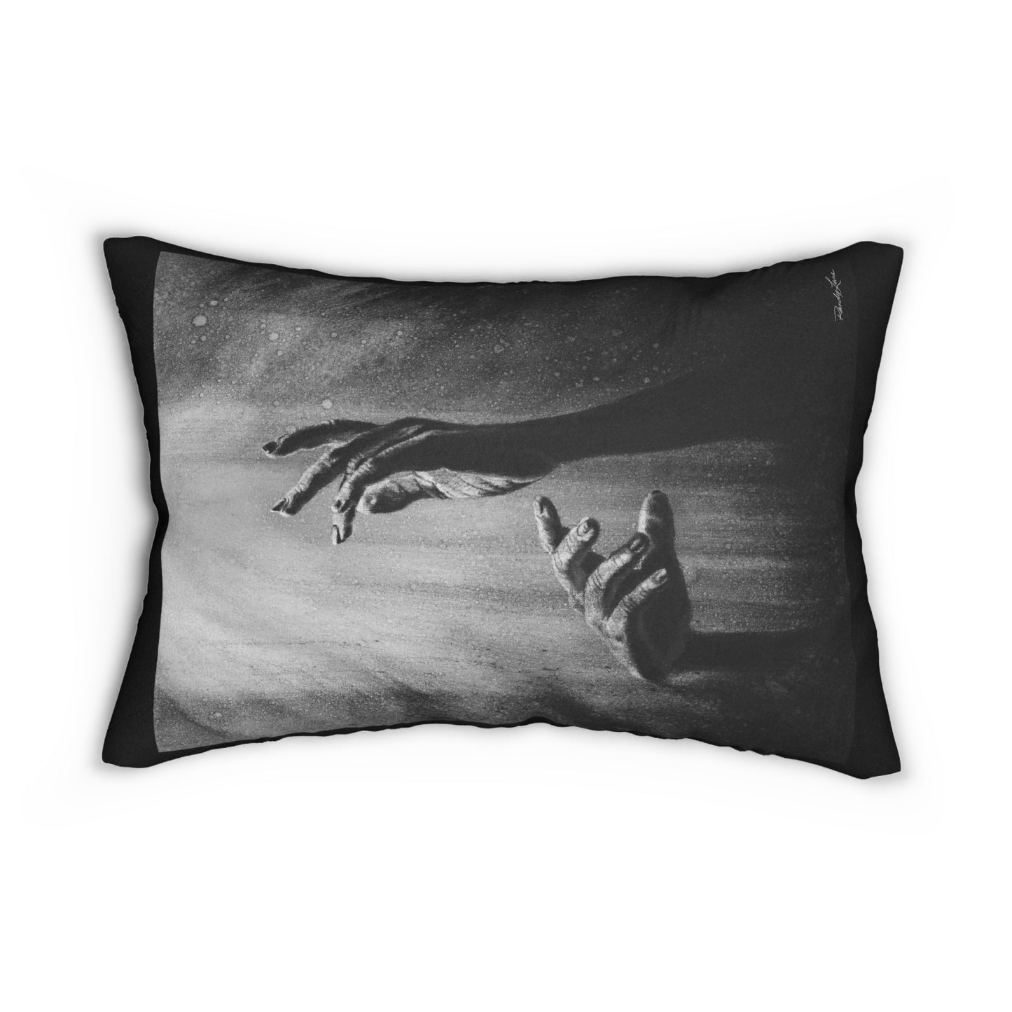 Divine Dance. Artistic Lumbar Pillow