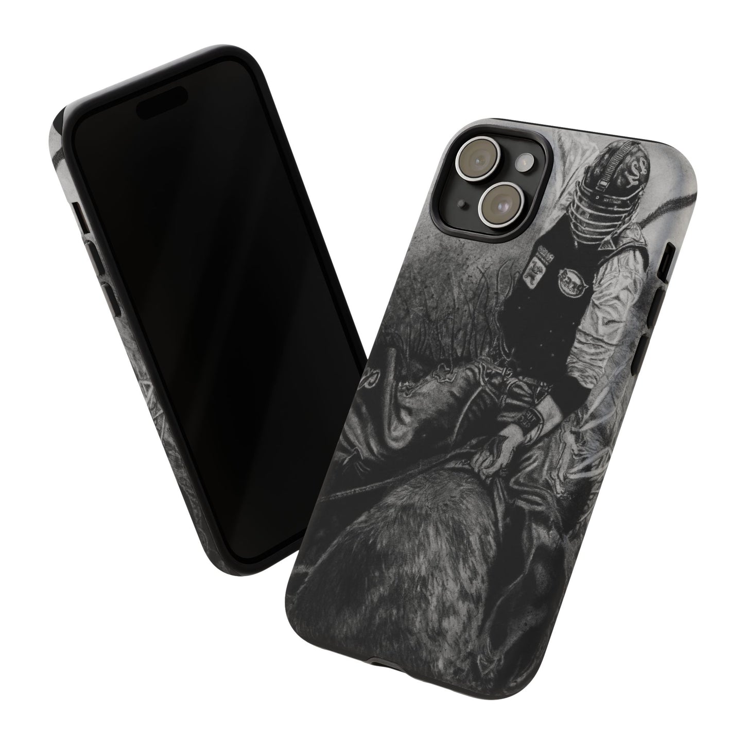 Gettin Frosty. Bull Rider Tough Cases: Durable Phone Case