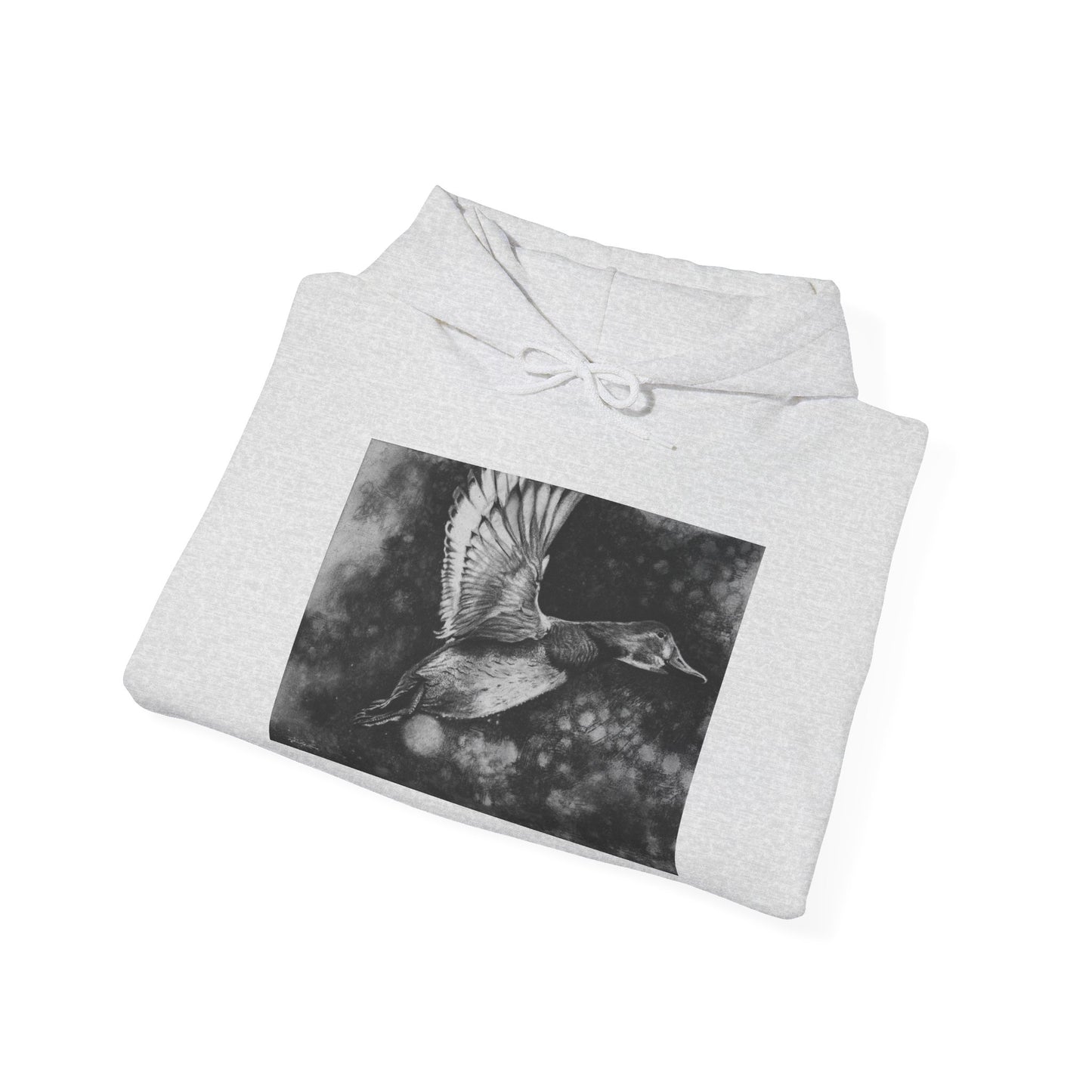 Flare, Flying Duck Unisex Hooded Sweatshirt