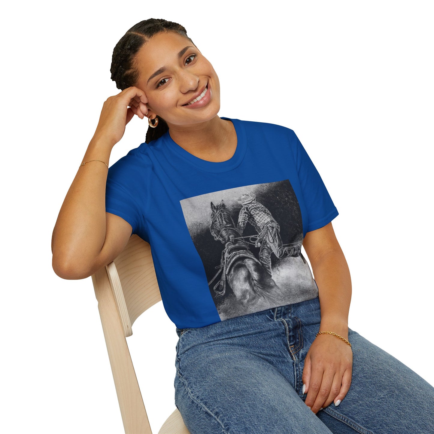 The Dismount. Steer Roper Unisex Softstyle T-Shirt