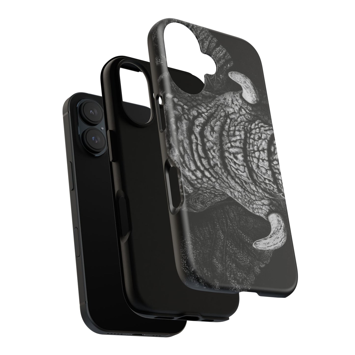 Ebony and Ivory, Elephant Phone Case, Tough Cases